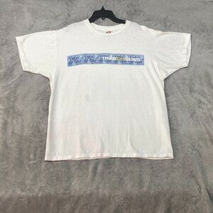 Third Eye Blind Shirt 3EB Vintage 90's Y2K Concert Tour Band White XL